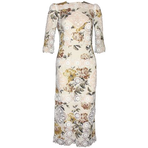 dolce and gabbana floral dress sale